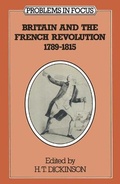 Cover: Britain and the French Revolution, 1789-1815 - Palgrave Macmillan