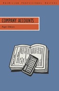 Cover: Company Accounts - Palgrave Macmillan