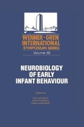 Cover: Neurobiology of Early Infant Behaviour - Palgrave Macmillan