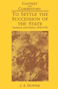 Enlarge image Cover: To Settle the Succession of the State - Palgrave Macmillan