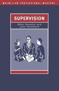 Cover: Supervision - Palgrave Macmillan