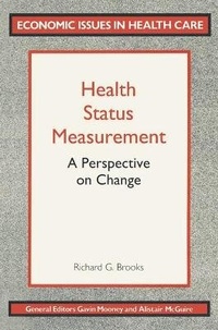 Enlarge image Cover: Health Status Measurement - Palgrave Macmillan