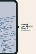 Cover: Formal Specification Using Z. - Palgrave Macmillan