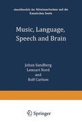 Cover: Music, Language, Speech and Brain - Palgrave Macmillan