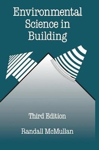 Enlarge image Cover: Environmental Science in Building - Palgrave Macmillan