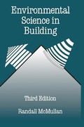 Cover: Environmental Science in Building - Palgrave Macmillan