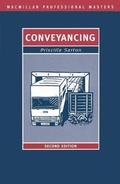 Cover: Conveyancing - Palgrave Macmillan