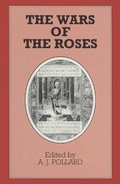 Cover: The Wars of the Roses - Palgrave Macmillan