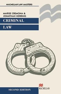 Abbildung von: Criminal Law - Palgrave Macmillan