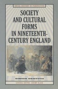 Cover: Society and Cultural Forms in the Nineteenth Century - Palgrave Macmillan