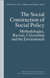 Enlarge image Cover: The Social Construction of Social Policy - Palgrave Macmillan