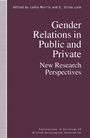 Cover: Gender Relations in Public and Private - Palgrave Macmillan
