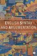 Cover: English Syntax and Argumentation - Palgrave Macmillan
