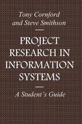 Cover: Project Research in Information Systems - Palgrave Macmillan
