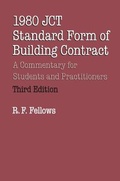 Bild: 1980 JCT Standard Form of Building Contract - Palgrave Macmillan