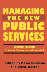 Enlarge image Cover: Managing the New Public Services - Palgrave Macmillan