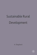 Cover: Sustainable Rural Development - Palgrave Macmillan