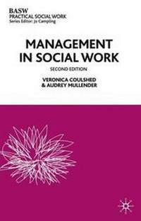 Enlarge image Cover: Management in Social Work - Palgrave Macmillan