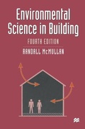 Cover: Environmental Science in Building - Palgrave Macmillan