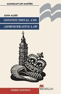 Cover: Constitutional and Administrative Law - Palgrave Macmillan