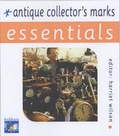 Cover: Antique Collector's Marks - W Foulsham & Co Ltd