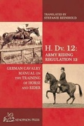 Cover: H. Dv. 12 German Cavalry Manual - Xenophon Press LLC