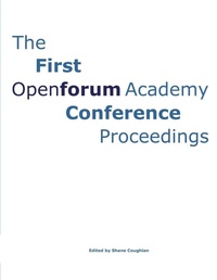 Enlarge image Cover: The First Openforum Academy Conference Proceedings - Lulu.com