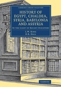 Cover: History of Egypt, Chaldea, Syria, Babylonia and Assyria - Cambridge University Press