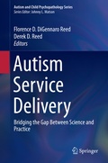 Cover: Autism Service Delivery - Springer