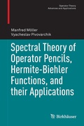Bild: Spectral Theory of Operator Pencils, Hermite-Biehler Functions, and their Applications - Birkh&auml;user