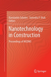 Enlarge image Cover: Nanotechnology in Construction - Springer