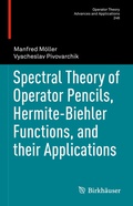 Cover: Spectral Theory of Operator Pencils, Hermite-Biehler Functions, and their Applications - Birkh&auml;user