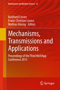 Enlarge image Cover: Mechanisms, Transmissions and Applications - Springer