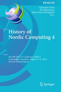 Enlarge image Cover: History of Nordic Computing 4 - Springer