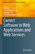 Cover: Correct Software in Web Applications and Web Services - Springer