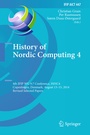Cover: History of Nordic Computing 4 - Springer