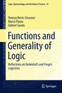 Cover: Functions and Generality of Logic - Springer