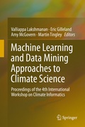 Cover: Machine Learning and Data Mining Approaches to Climate Science - Springer