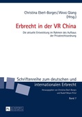 Cover: Erbrecht in der VR China - Peter Lang Verlag
