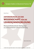 Cover: Anforderungen an eine Wissenschaft f&uuml;r die Lehrer(innen)bildung - Waxmann Verlag GmbH