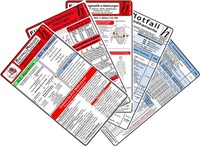Abbildung von: Notfallmedizin Karten-Set 2025 - Herzrhythmusstörungen, Notfallmedikamente, Reanimation, EKG Diagnostik & Ableitungen - Hawelka, Uwe