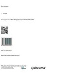 Cover: Muskuloskelettaler Ultraschall Bei Rheumatoider Arthritis - Irheuma.com