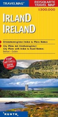 Abbildung von: KUNTH Reisekarte Irland 1:300.000 - Kunth Verlag