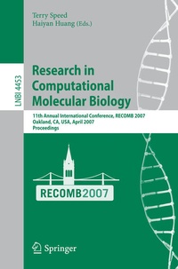 Enlarge image Cover: Research in Computational Molecular Biology - Springer