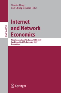 Enlarge image Cover: Internet and Network Economics - Springer