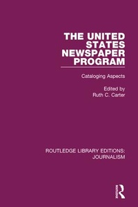 Abbildung von: The United States Newspaper Program - Routledge
