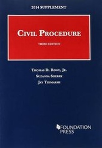 Enlarge image Cover: Civil Procedure 2014 - West Academic Press