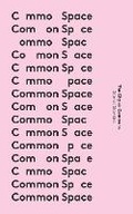 Cover: Common Space - Zed Books Ltd