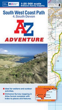 Abbildung von: SW Coast Path South Devon Adventure Atlas - Geographers' A-Z Map Co Ltd