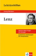 Cover: Klett Lekt&uuml;rehilfen - Georg B&uuml;chner, Lenz - Klett